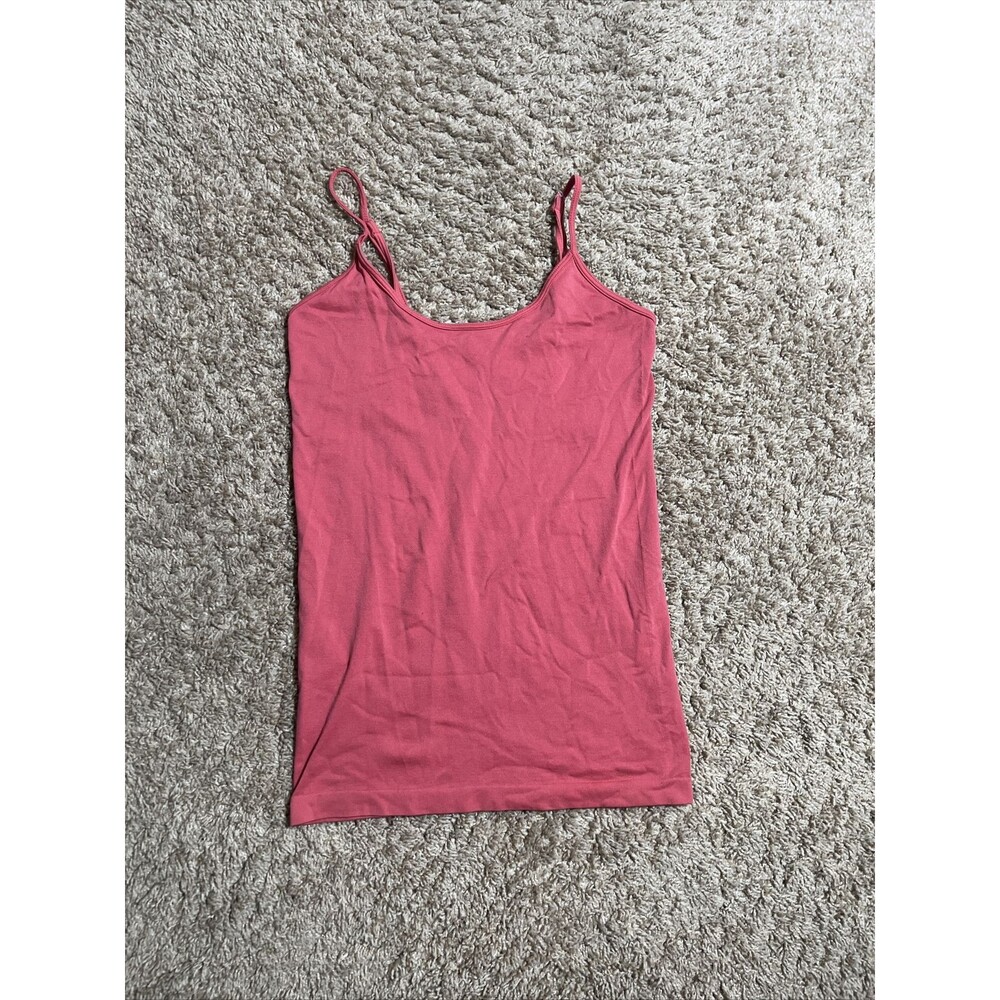Massini Womens Camisole Sleeveless Pink Soft Nylon Sz Small